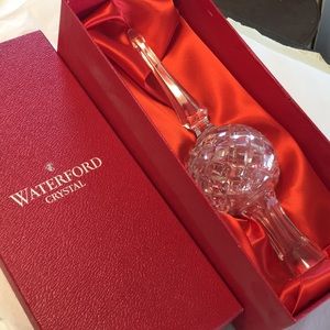 Vintage Waterford crystal tree topper